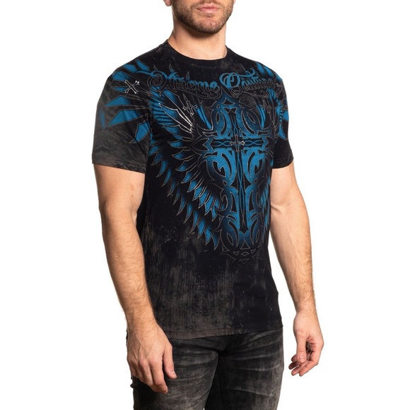XTREME COUTURE by AFFLICTION Men's T-Shirt ULTIMATE GLORY - Picture 9 of 12